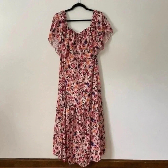 Catherine Malandrino off shoulder halter tiered dress medium - Picture 4 of 10